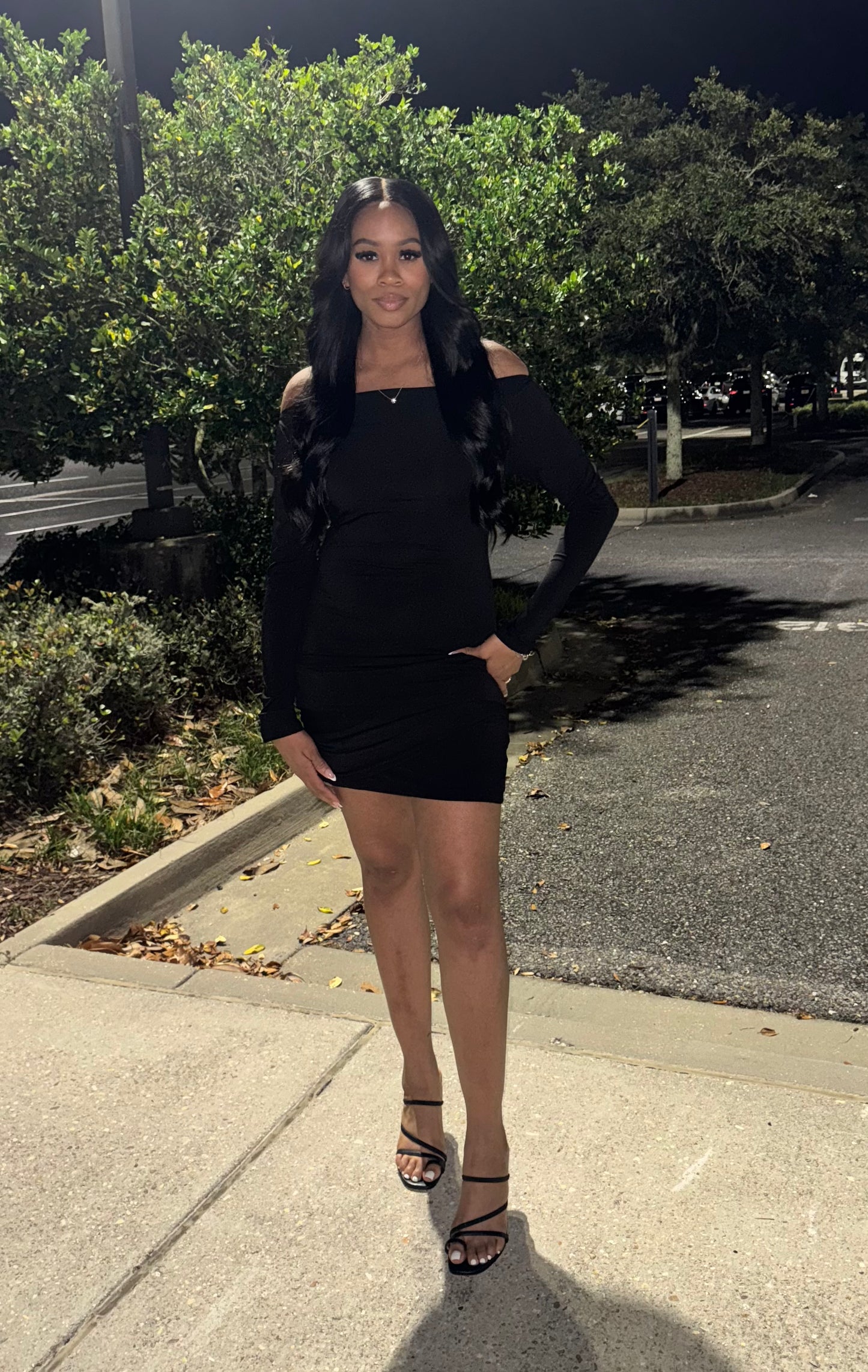 Long Sleeve Ruched Wyn Dress